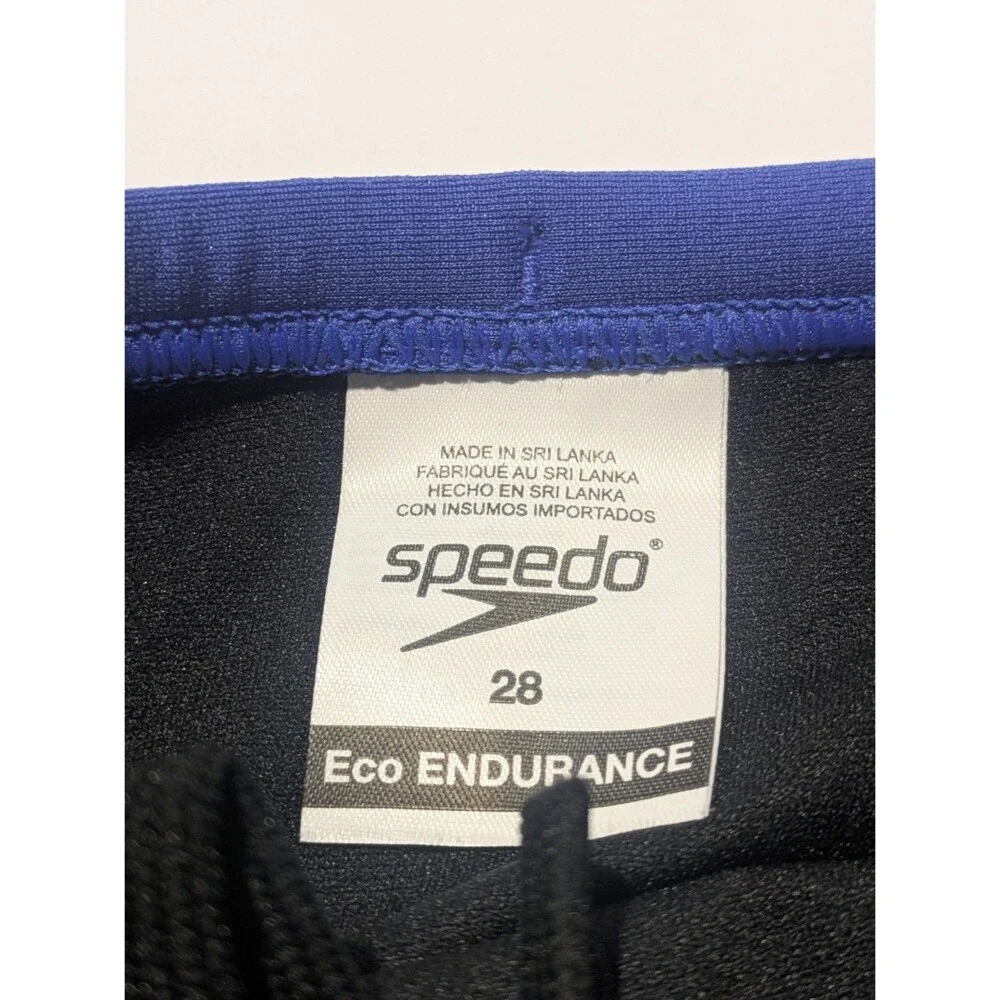 Speedo Eco Endurance Repreve Dazzling Blue Solid‎ Swim Brief Men's Size 28